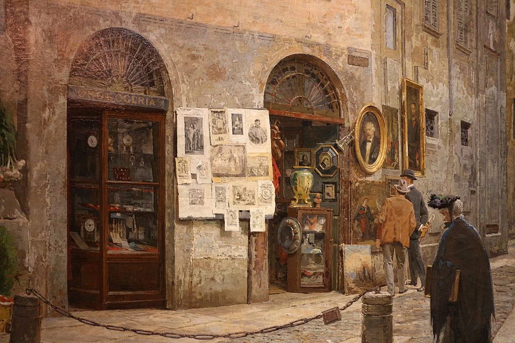 Via San Bernardino in Milano - Artgate Fondazione Cariplo, Gallerie di Piazza Scala, Milano, dettaglio